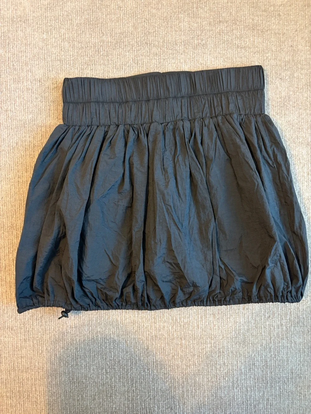 Daily Drills Black Bubble Skirt Sz S with Logo Waistband - Picture 5 of 6